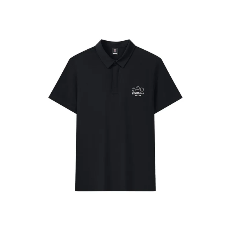 K·SWISS Polo Shirts Men Black-0
