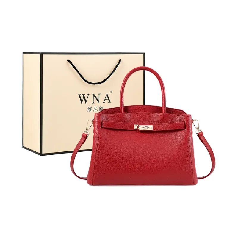 Vigno Synthetic Leather Shoulder Bag Crossbody Bag Handbag Regular Women's Khaki/Brown/Red/Black-12
