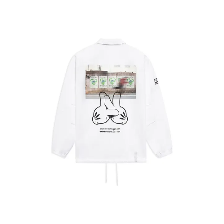 LiNing x OG_SLICK Skateboard Jacket Men's White-0