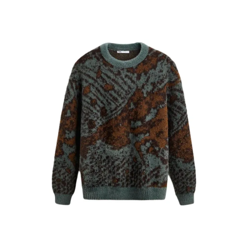 ZARA Sweaters Men Coal Gray-0