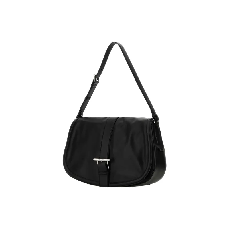 Alexander McQueen Leather Shoulder Bag Extra Large Women's Black-1
