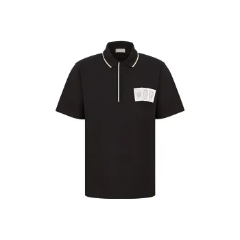 DIOR Quarterly New Products Polo Shirts Men Black