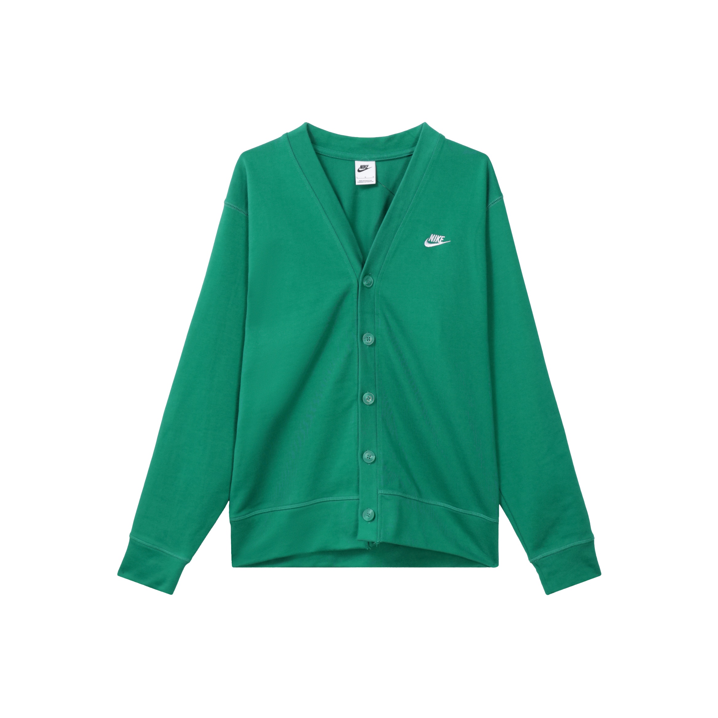 Nike Club Men's Knit Fairway Cardigan Green - POIZON