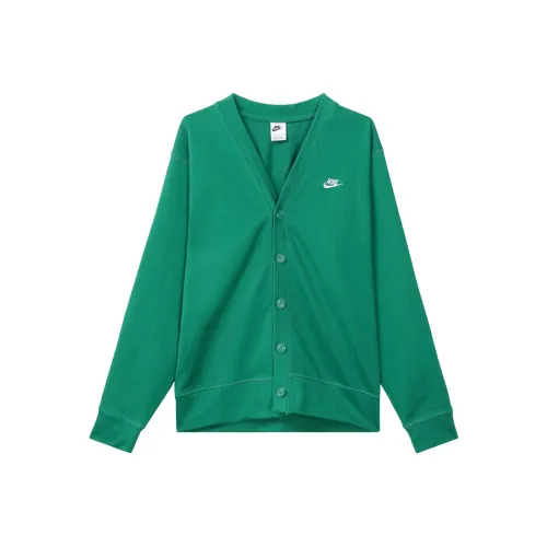 Nike Club Men's Knit Fairway Cardigan Green