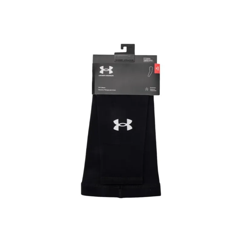 Under Armour Polyester, Elastane Sun Protection Sleeves Unisex Black-0