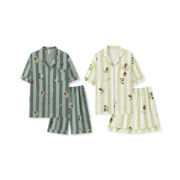 WANANNI Pajama Set Unisex Green