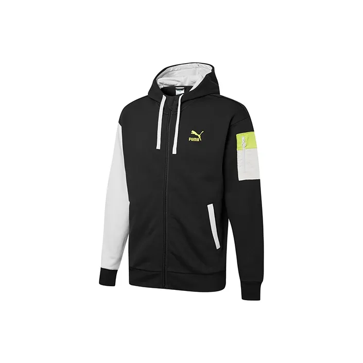 PUMA Retro Colorblock Jackets Men Black-0