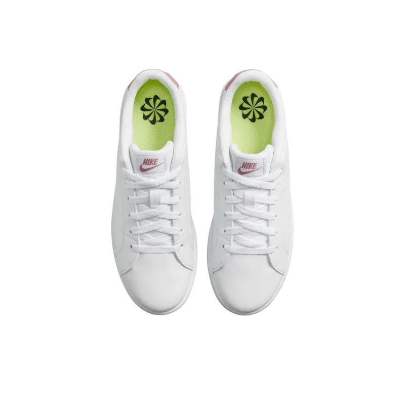 Nike Court Royale 2 Anti Slip Wear Resistant Low Top Skateboard Shoes Women's White-3
