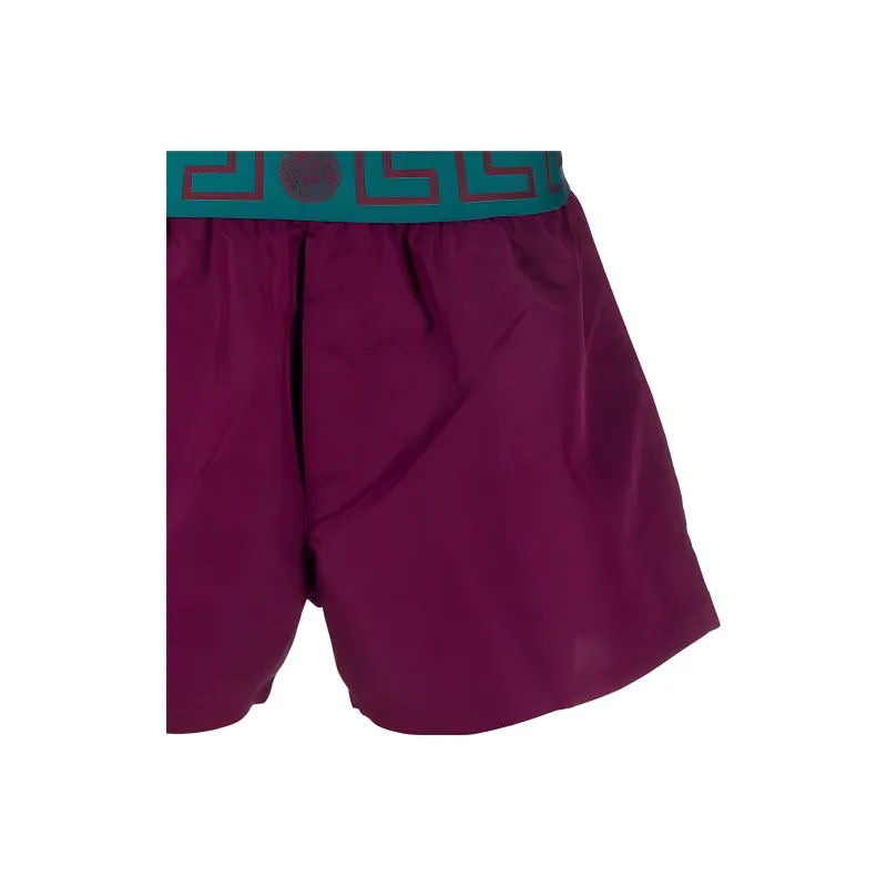VERSACE Casual Shorts Men Red-4