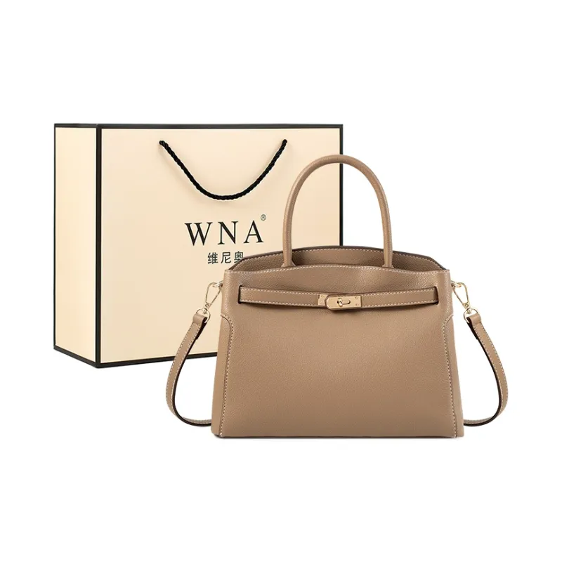 Vigno Synthetic Leather Shoulder Bag Crossbody Bag Handbag Regular Women's Khaki/Brown/Red/Black-0
