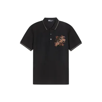 ANDREW MACKENZIE Polo Shirt Men's Black