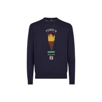FENDI Sweaters Men Blue