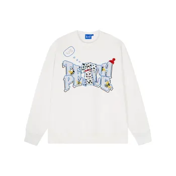 Teach Peace Sweatshirts Unisex Ecru