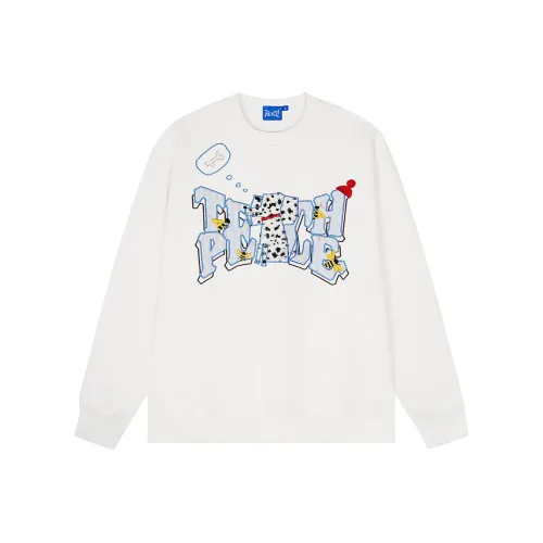 Teach Peace Sweatshirts Unisex Ecru