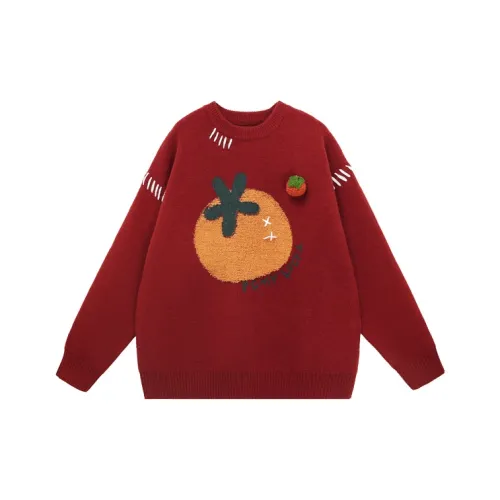 PCMY Sweaters Unisex Red