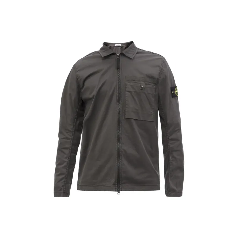STONE ISLAND SS22 Jacket Fall Men's Charcoal Gray-0