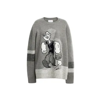 COACH Sweaters Unisex Gray