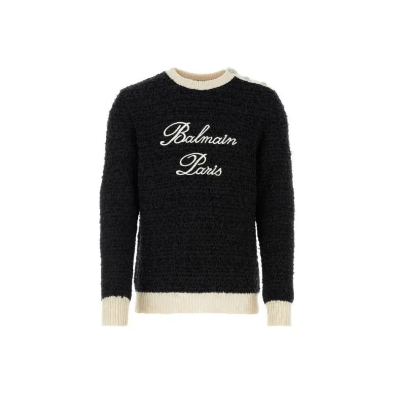 BALMAIN Sweaters Men Black-0