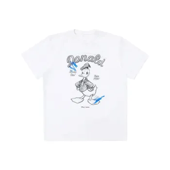 Disney X ADER ERROR Disney/Disney Co branded Model T Shirts Unisex Ecru