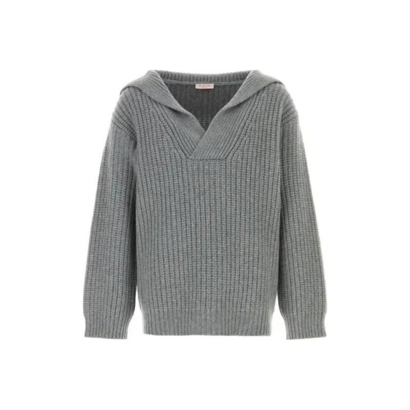 Valentino V Neck Long Sleeved Jumper-0