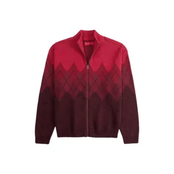 Hollister Snake Year Spring Collection Sweaters Men Red