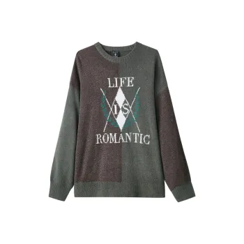 Skechers Romantic Crown Collaboration Series Sweatshirt Unisex Yellow Pine Green
