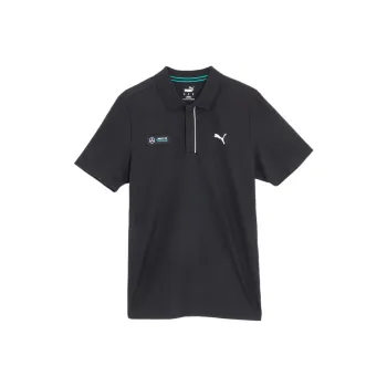 PUMA Mercedes AMG Petronas F1 Polo Shirt Men's Black