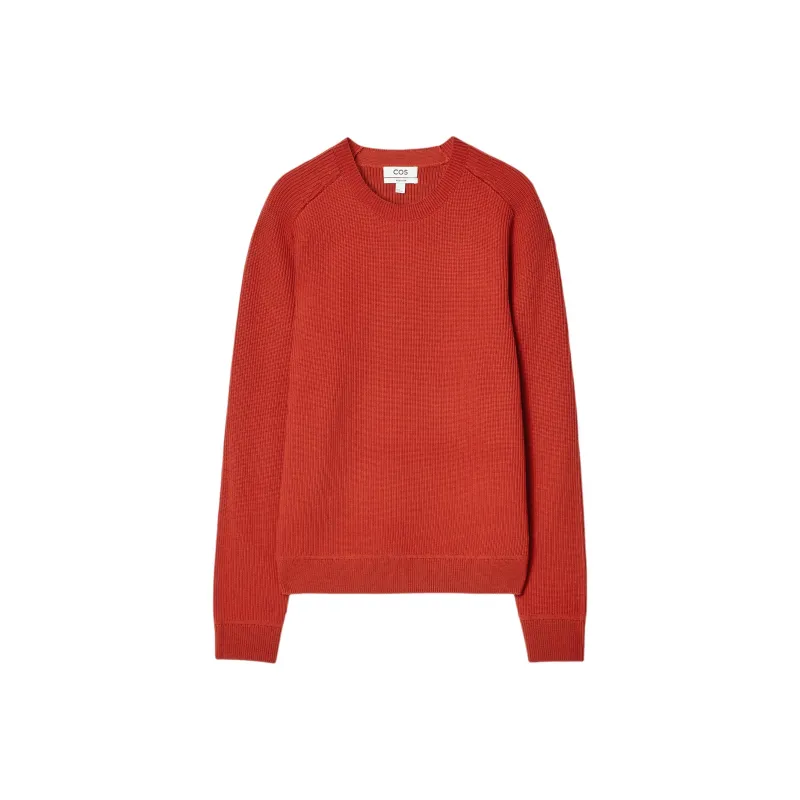 COS Sweaters Men Crimson-0