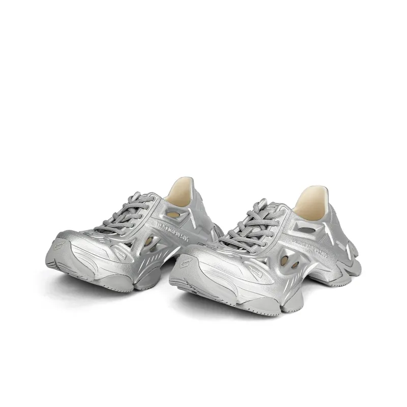 NEXT IMPULSIVE Chunky Sneakers Unisex Space Silver-3