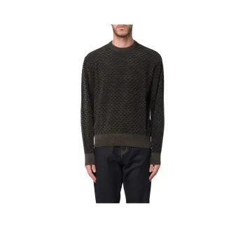 ARMANI EXCHANGE Embossed Detail Crewneck Jumper