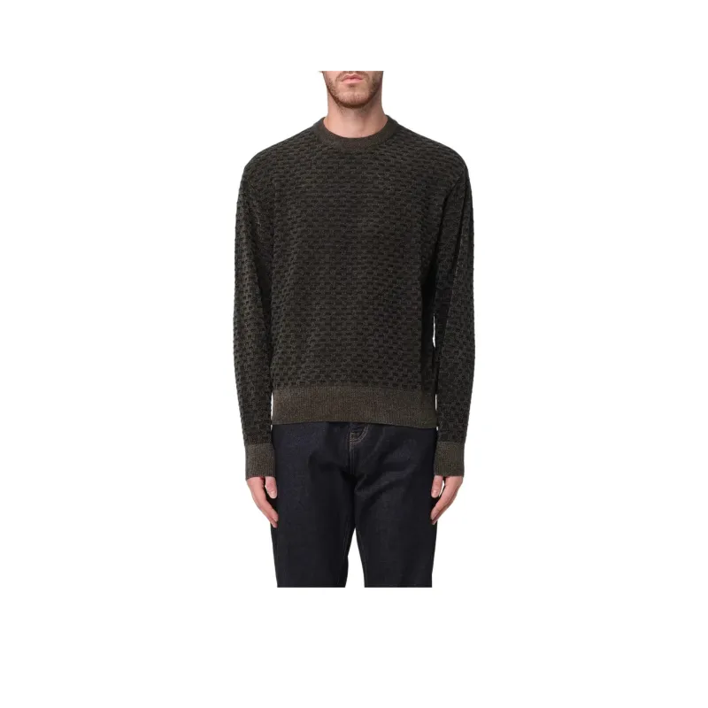 ARMANI EXCHANGE Embossed Detail Crewneck Jumper-0