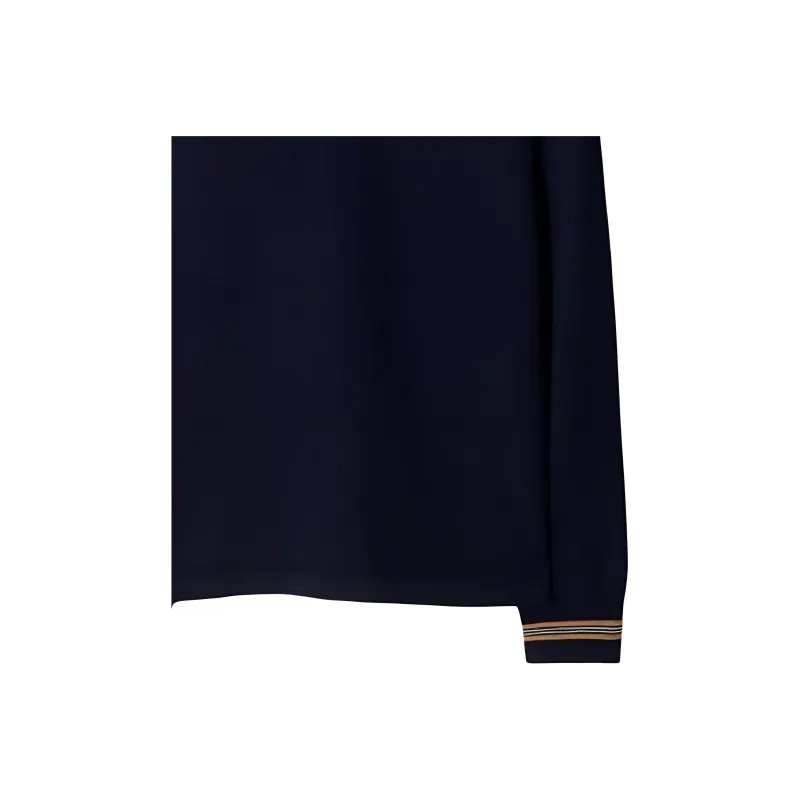 Burberry Polo Shirt Men's Marine Blue-4