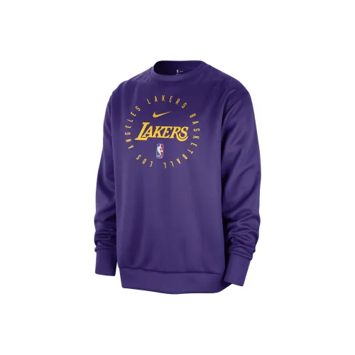 Nike Los Angeles Lakers Spotlight Men's Nike Dri FIT Nba Crew Neck Sweatshirt