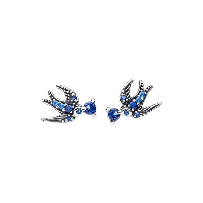 Pandora Stud Earrings Women's Silver-0