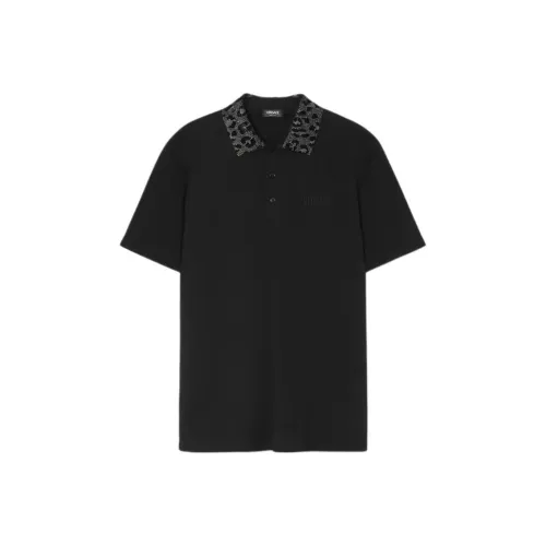 VERSACE Crystal embellished Polo Shirt
