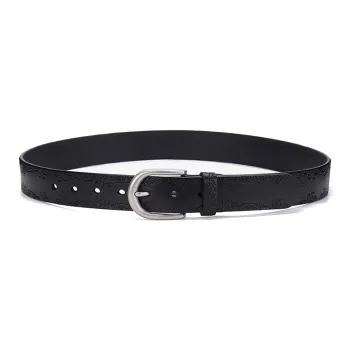 YUZHAOLIN Cow Leather Belts Unisex Width 3.3CM