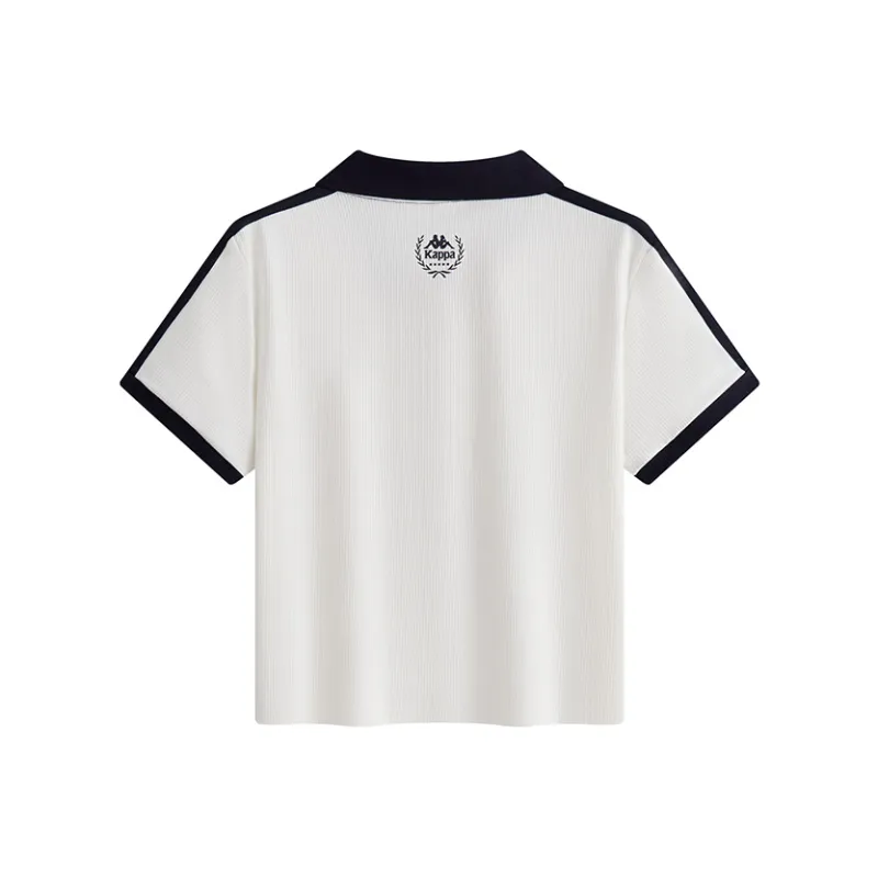 Kappa 1916 Series T Shirt Women's Korean White-1