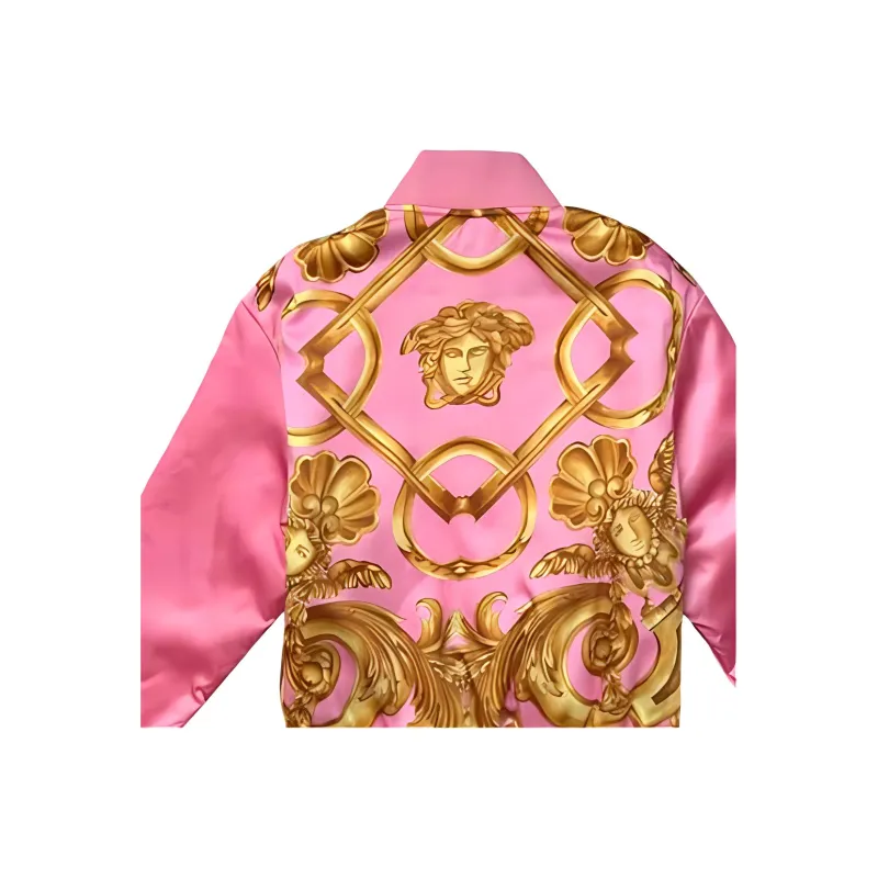 VERSACE Medusa Back Print Zip up Jacket-2
