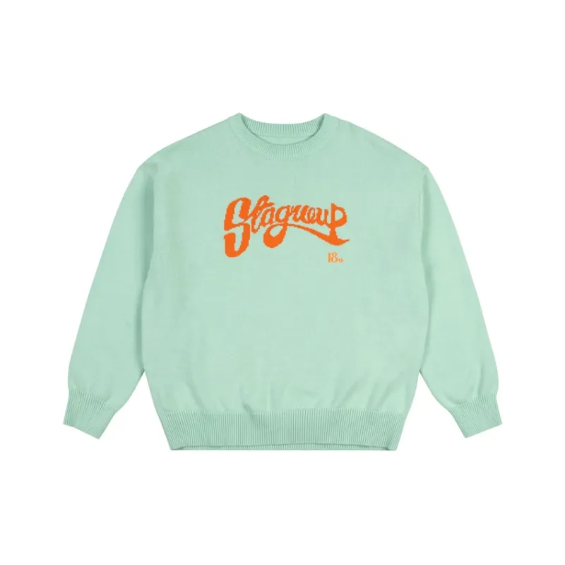 STAHOOD Crew Neck Knitted Fabric Sweater Unisex-6
