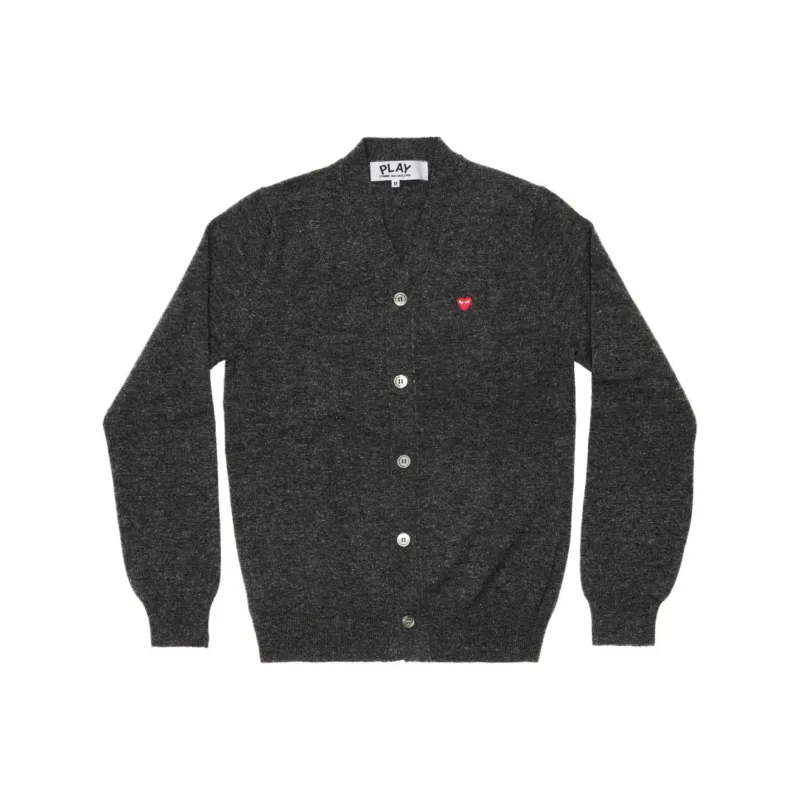 CDG Play Sweater Men's Charcoal Gray-0