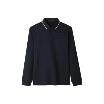 HLA Long Sleeved Polo Shirt Men's