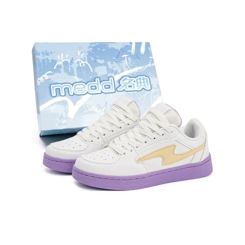Medd Puffy Skateboard Shoes Anti-Slip Wear-Resistant Low-Top Skateboard Shoes Unisex-50