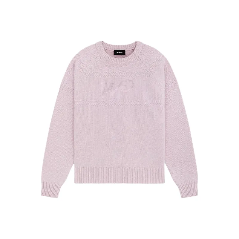 WE11DONE SS24 Sweater Unisex Light Pink-0