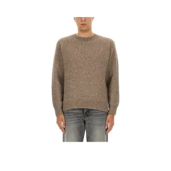Sunflower Long Sleeved Crewneck Knitted Sweater