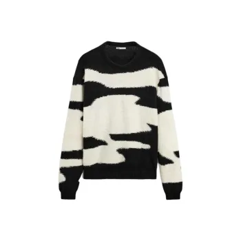 ZARA Sweaters Men Black/White