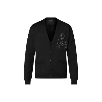LOUIS VUITTON FW23 Knitwear Men's Black