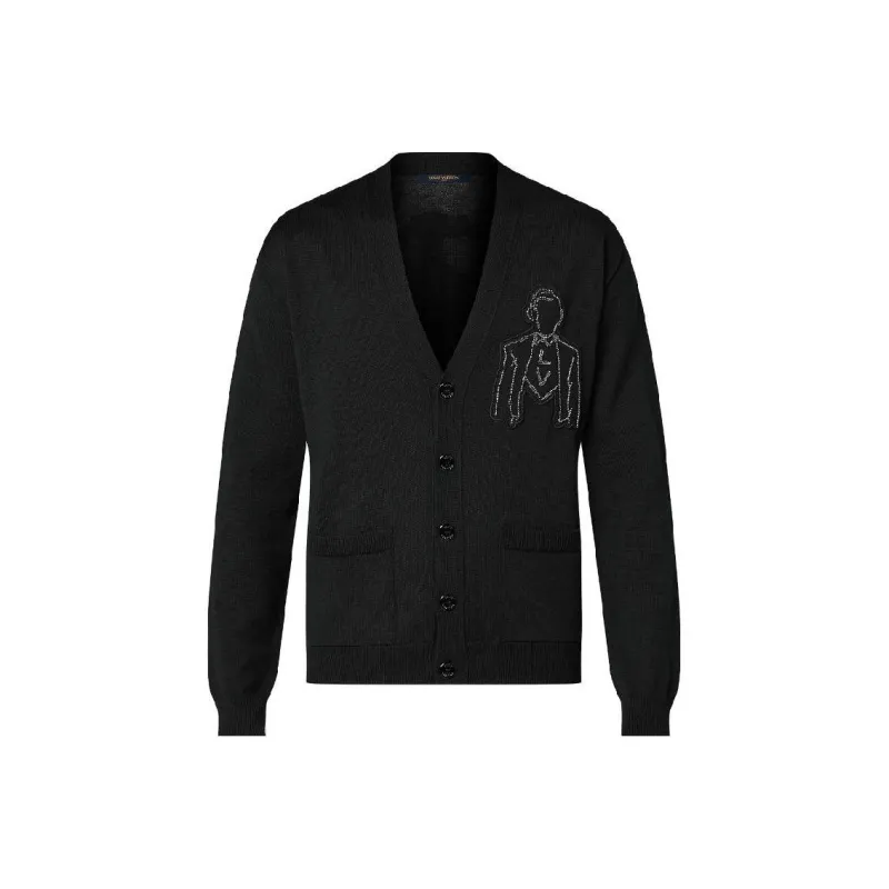 LOUIS VUITTON FW23 Knitwear Men's Black-0