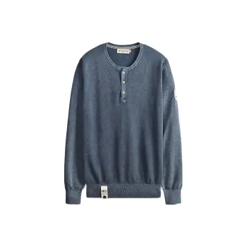 MCS Knitwear Men Gray Blue