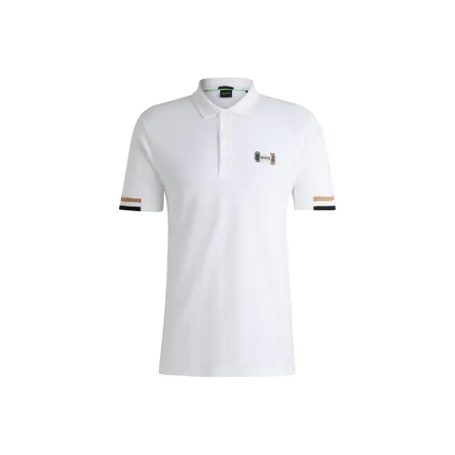 HUGO BOSS SS24 Polo Shirt Men's White