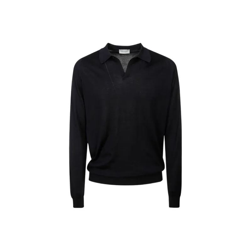 JOHN SMEDLEY Polo Shirt Men's Dark Blue-0